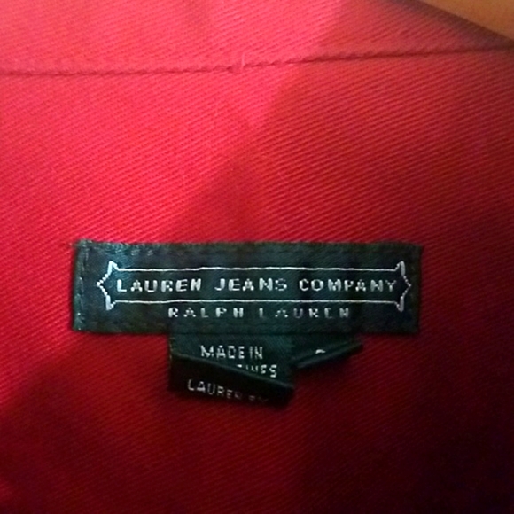 Red Ralph Lauren company denim jacket - Picture 4 of 4